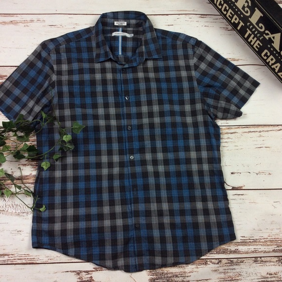 Calvin Klein Other - Calvin Klein Short Sleeve Button, Down  Men Size L